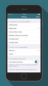 Bar-o-Meter - Altimeter & Barometer screenshot #4 for iPhone
