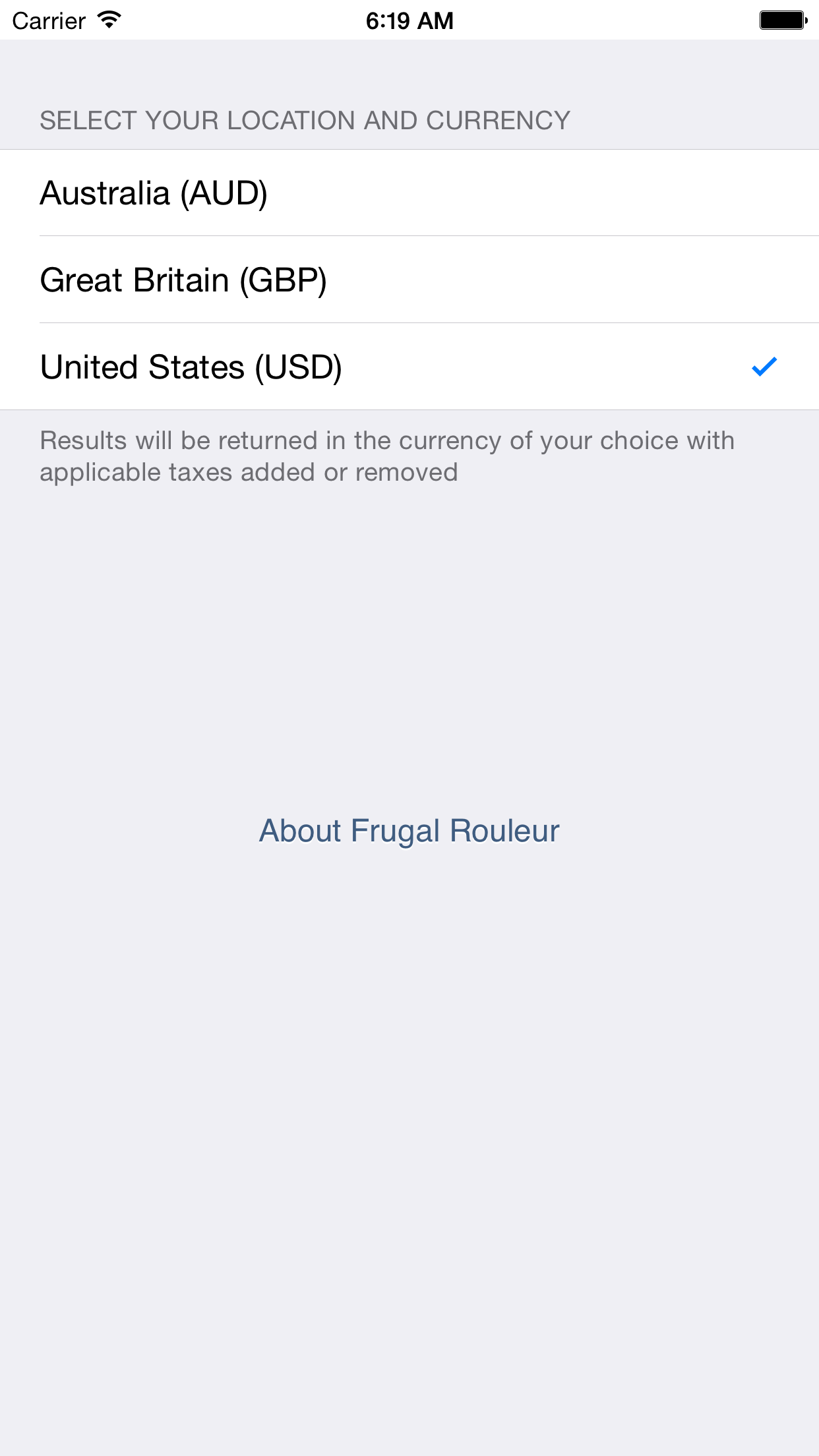 Frugal Rouleur screenshot 4