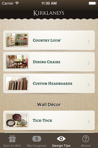 Kirkland's Spin to Win screenshot 4