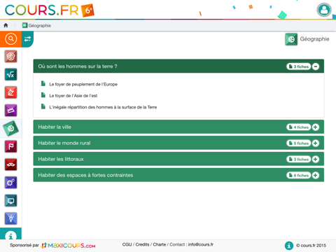 Screenshot #5 pour Cours.fr 6e