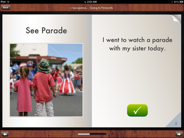 ‎i Get... Going to Fireworks Social Skills Stories Screenshot