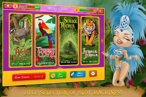 Amazon Jungle Casino Slots EPIC - Wild Adventure Las Vegas Slot Machine Games screenshot 2