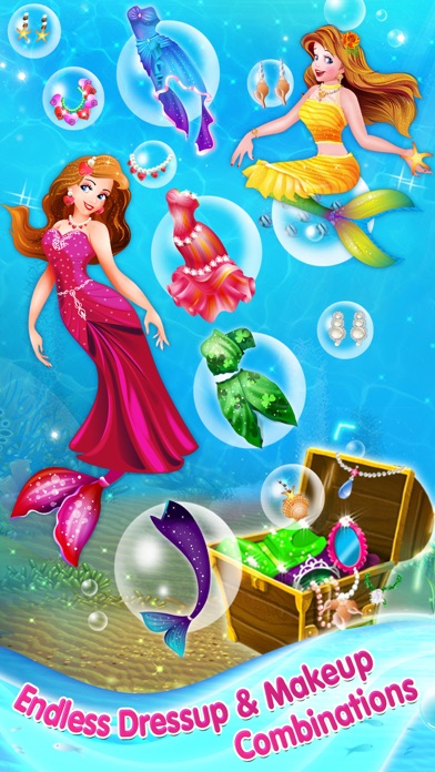 How to cancel & delete Mermaid Princess Makeover -  Dress Up, Makeup & eCard Maker Game from iphone & ipad 2