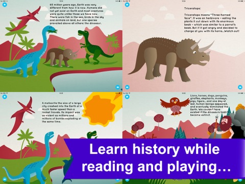 Dinosaur Extinction - Interactive Storybook for Children screenshot 3
