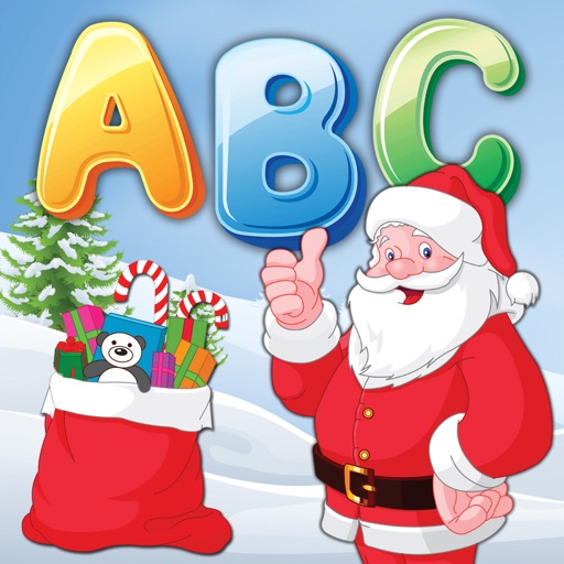 Letters with Santa Free - Kids Learn Alphabet and Letters iOS App