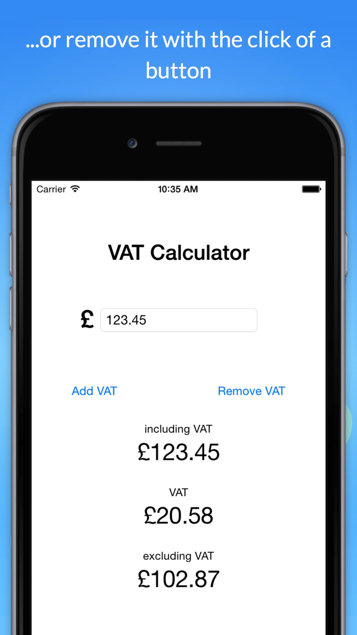 VAT Calculator - Add/Remove VAT Easily