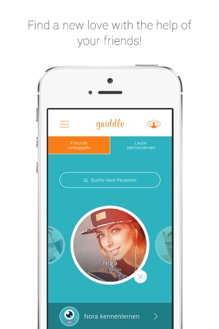 gniddle - social dating, flirte gratis mit Singles im Freundeskreis screenshot 3