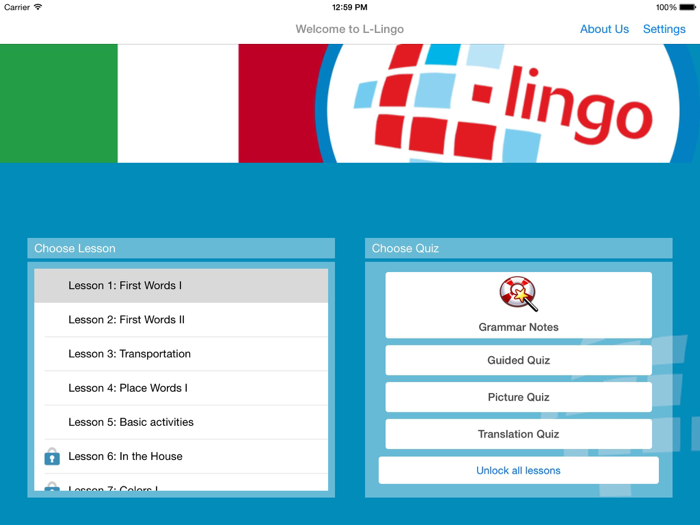 L-Lingo Learn Italian
