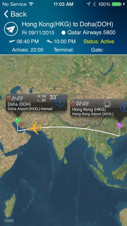 Doha Airport Pro (DOH) Flight Tracker