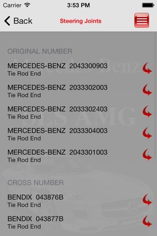 Запчасти Mercedes-Benz SLS AMG screenshot 3