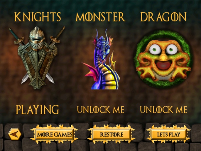 Bubbles and Knights Adventure - new brain teasing matching game screenshot