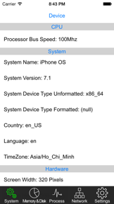 i.System screenshot