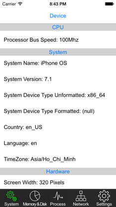 i.System screenshot 2