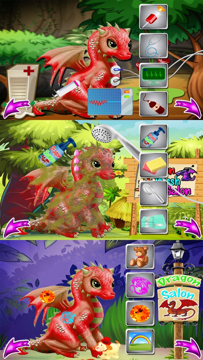 Crazy Surgeon Dragon Doctor  Spa Washing Simulator