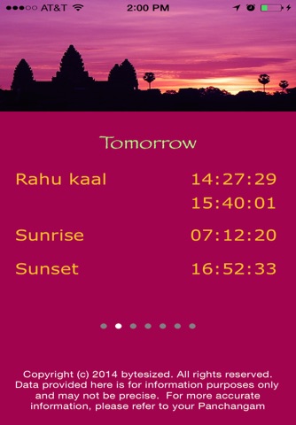 Rahu Kaal screenshot 2
