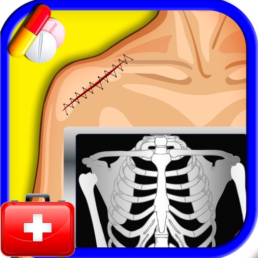 Crazy Shoulder Surgery - Body surgeon operation and kids X Ray doctor Icon