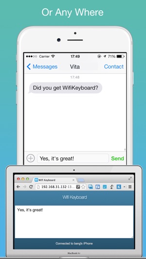 Wifi Keyboard - Connect your keyboard to iPhone/iPad with Wi(圖3)-速報App