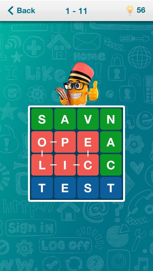 #4. Worders - word search puzzle game, find and guess words on the field (iOS) 由: Anton Kartunov
