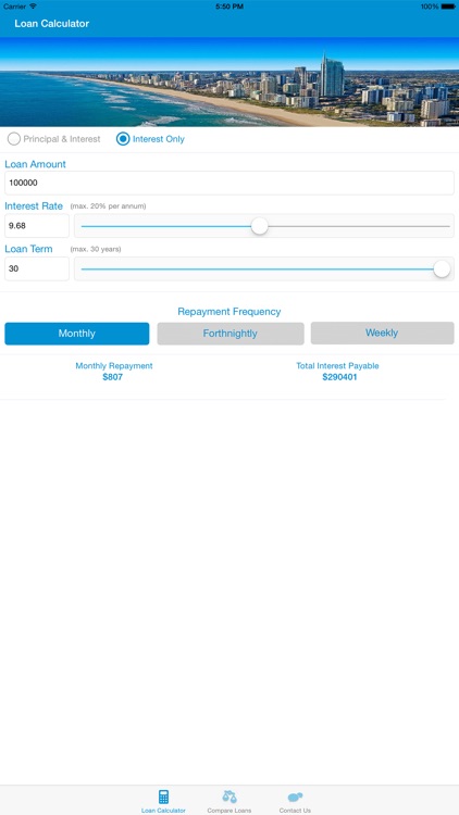 Aussie Home Loan Calculator