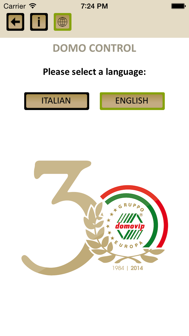 Screenshot 1 of DOMO CONTROL App