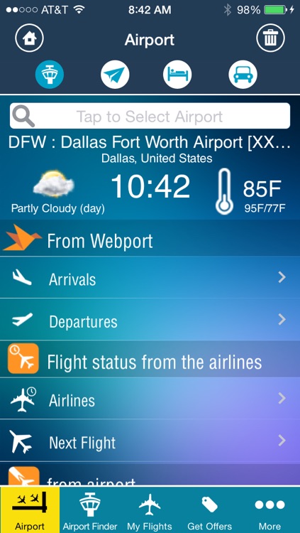 Dallas Fort Worth Airport (DFW) Flight Tracker Radar