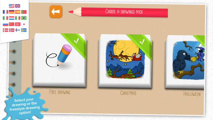 Chocolapps Art Studio - 儿童图画和填色图