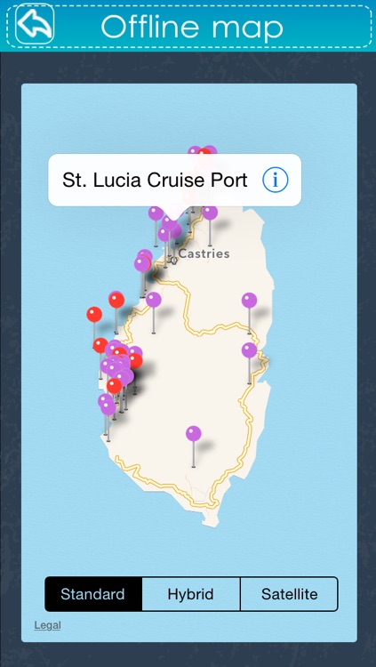 Saint Lucia Travel Guide - Offline Maps