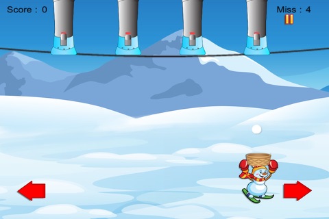 Frozen Snowball Drop - Awesome Catching Rescue Game Free screenshot 4
