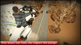 extreme bike racing game – challenge your crazy motorbike stunts and wheeling skills at red baron freestyle mania iphone screenshot 2