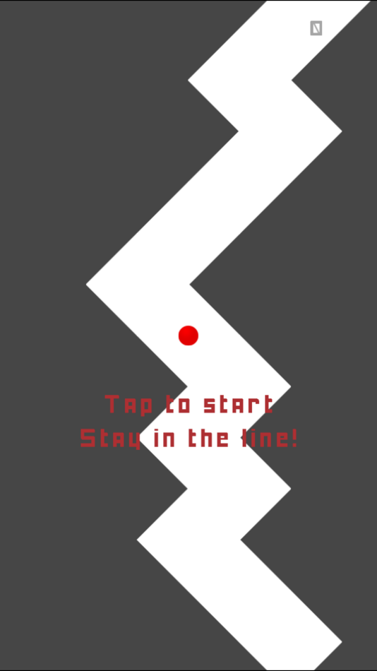 #1. ZigZag Line - Impossible Game (iOS) By: Hien Nguyen