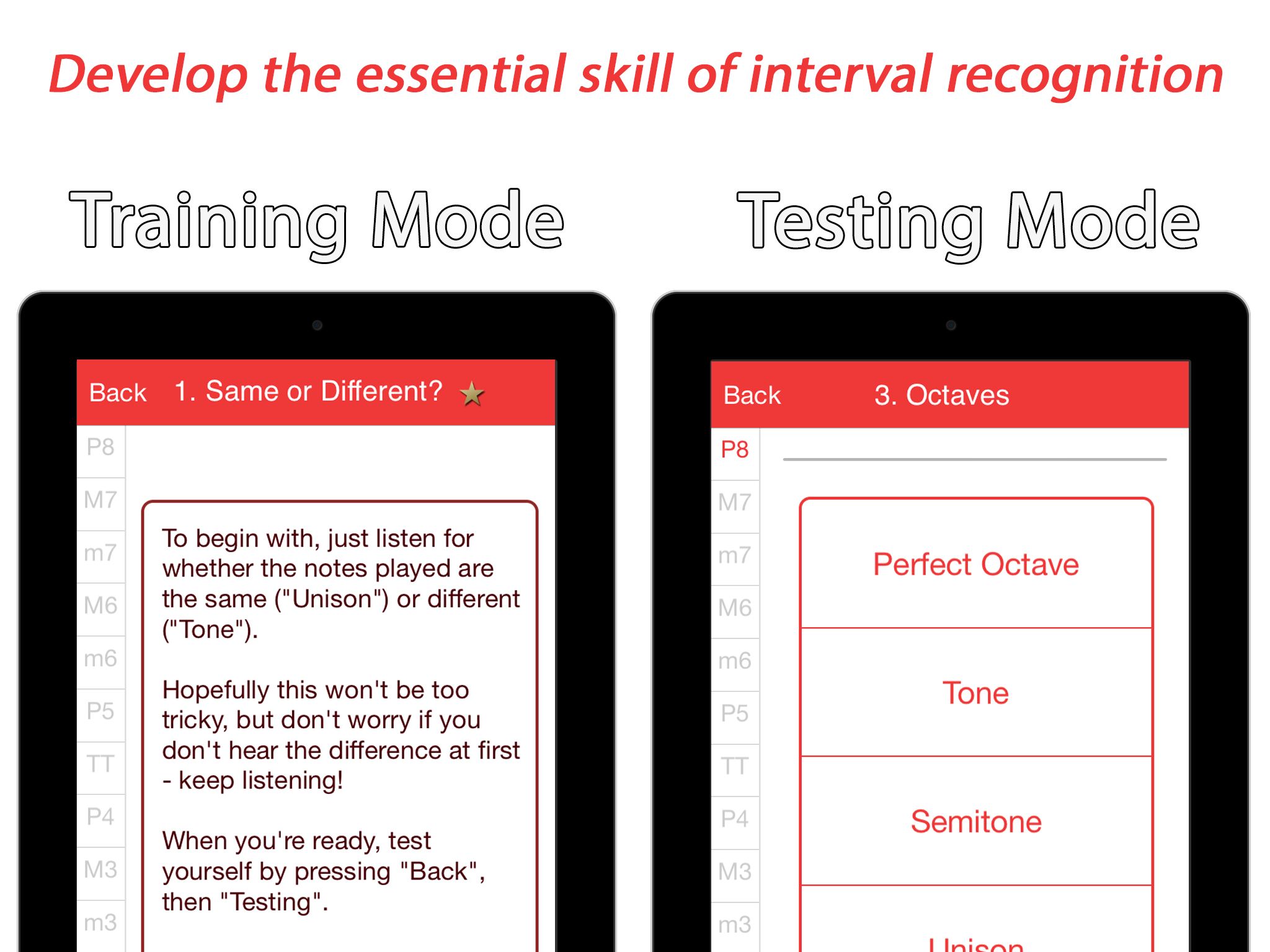 Relative Pitch Free Interval Ear Training - intervals trainer tool to learn to play music by ear and compose amazing songs