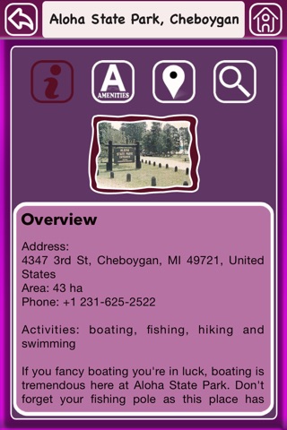 Michigan Campgrounds Offline Guide screenshot 3