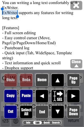 ExWriter - Text editor for long text screenshot 3
