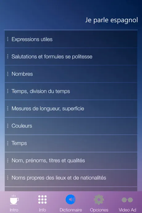 Je Parle ESPAGNOL - Apprendre l'espagnol guide de conversation F