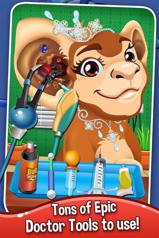 Little Pet Ear Doctor Salon - casual spa & make-up games for girl kids! screenshot 2