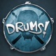 Drums! - A studio quality drum kit in your pocket app icon - Music app for iPhone