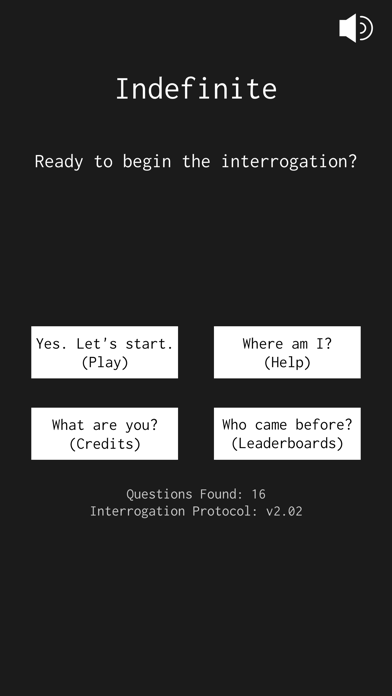 Screenshot #1 pour Indefinite: Interrogation Game