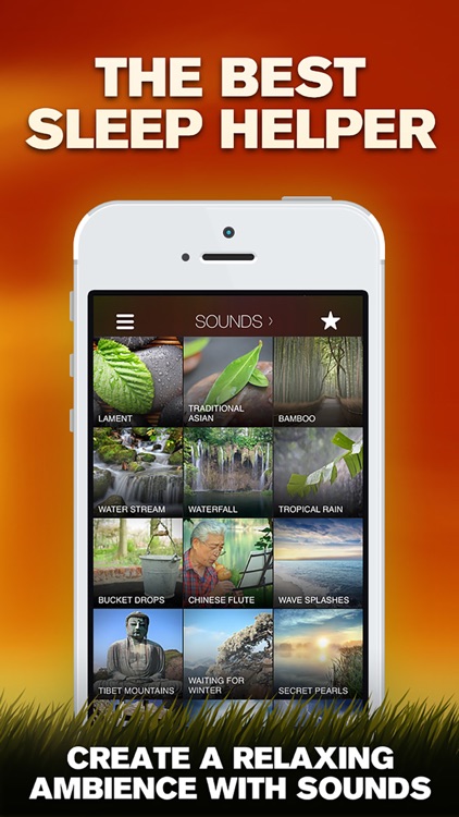 Relax Melodies Oriental Meditation Premium: White noise & sleep zen sounds for relaxation, yoga and health screenshot-0