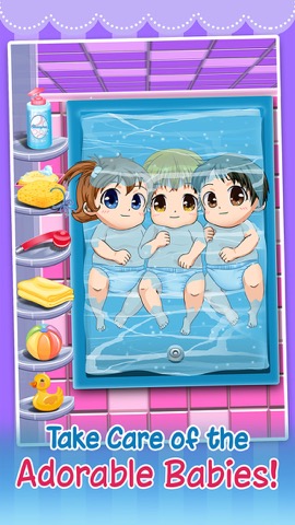 Anime Newborn Baby Care - Mommy's Dress-up Salon Sim Games for Kids!のおすすめ画像1