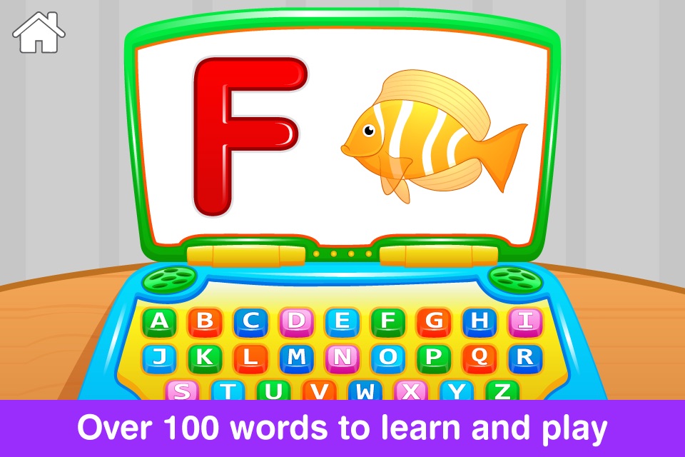 My First ABC Laptop - Learning Alphabet Letters Game for Toddlers and Preschool Kids screenshot 3