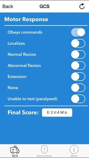 GCS 2015 - Glasgow Coma Scale Calculator(圖1)-速報App