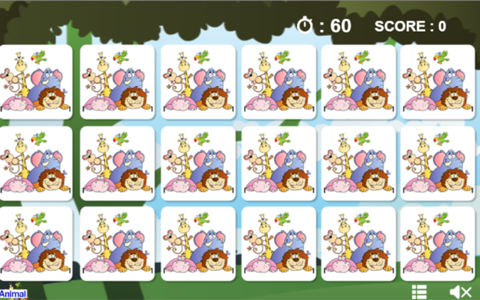 Animal Match for kids & kindergarten game screenshot 2