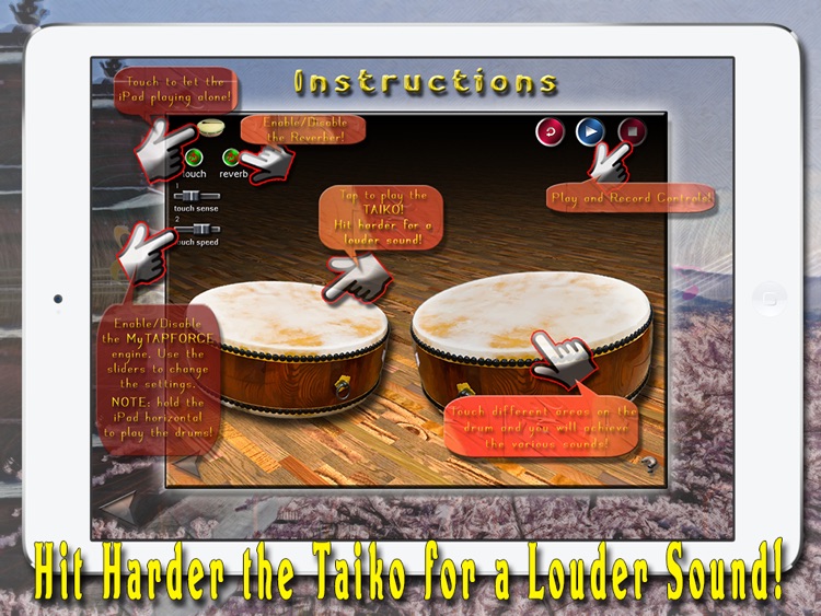 i Play My Japanese Drums HD screenshot-3