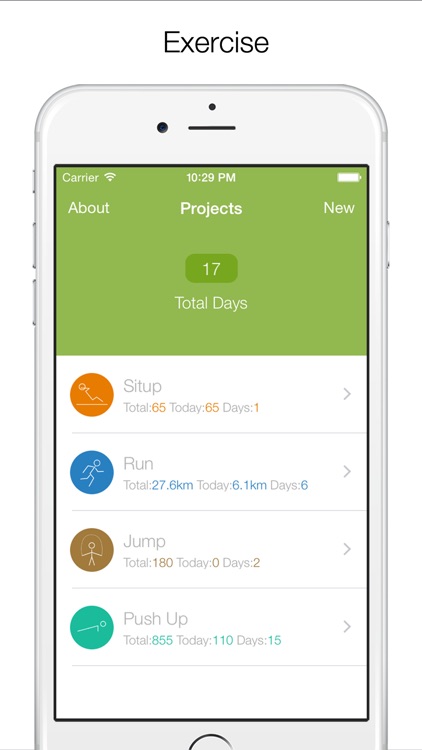 Fitastic - Record exercise screenshot-3