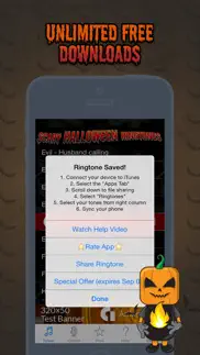 halloween ringtones - scary sounds for your iphone iphone screenshot 2
