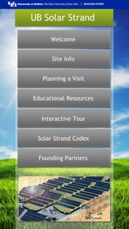 UB Solar Strand: Visit, Explore, and Learn about the University at Buffalo’s solar energy project.
