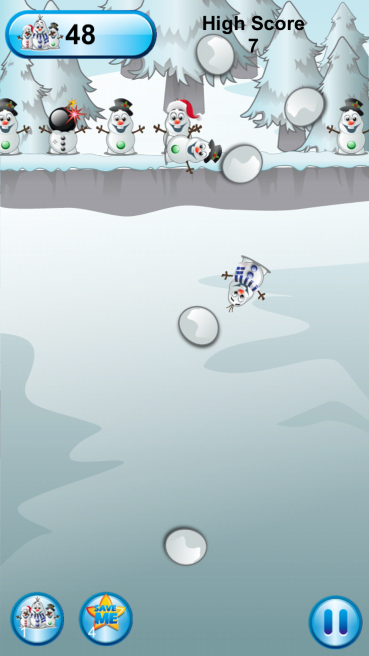 Frozen Snowman Knockdown screenshot 4
