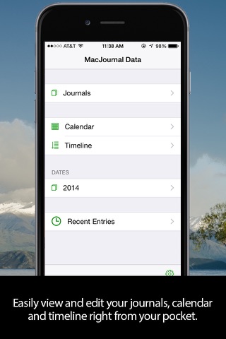 MacJournal for iPhone screenshot 2