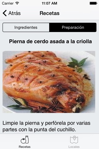 Cuban Recipes Pork & Restaurants screenshot 2