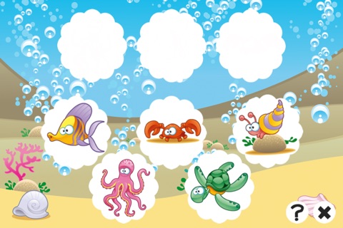 Animal-s Underwater Memo For Kids: Fun Education-al Kids Game screenshot 3